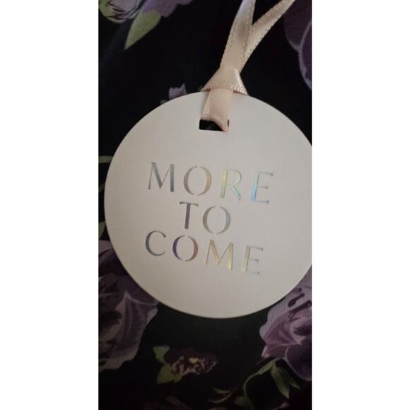 MORE TO COME Long Sleeve Mini Purple Floral Dorit Dress Size S - Picture 5 of 5